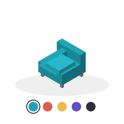 3D configurator showing product customization options